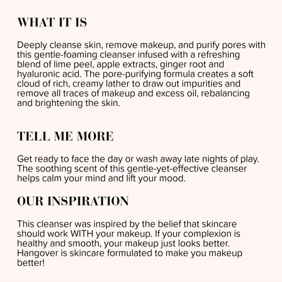 🌺Too Faced Foam Cleanser Wash The Day Away - Picture 2 of 2